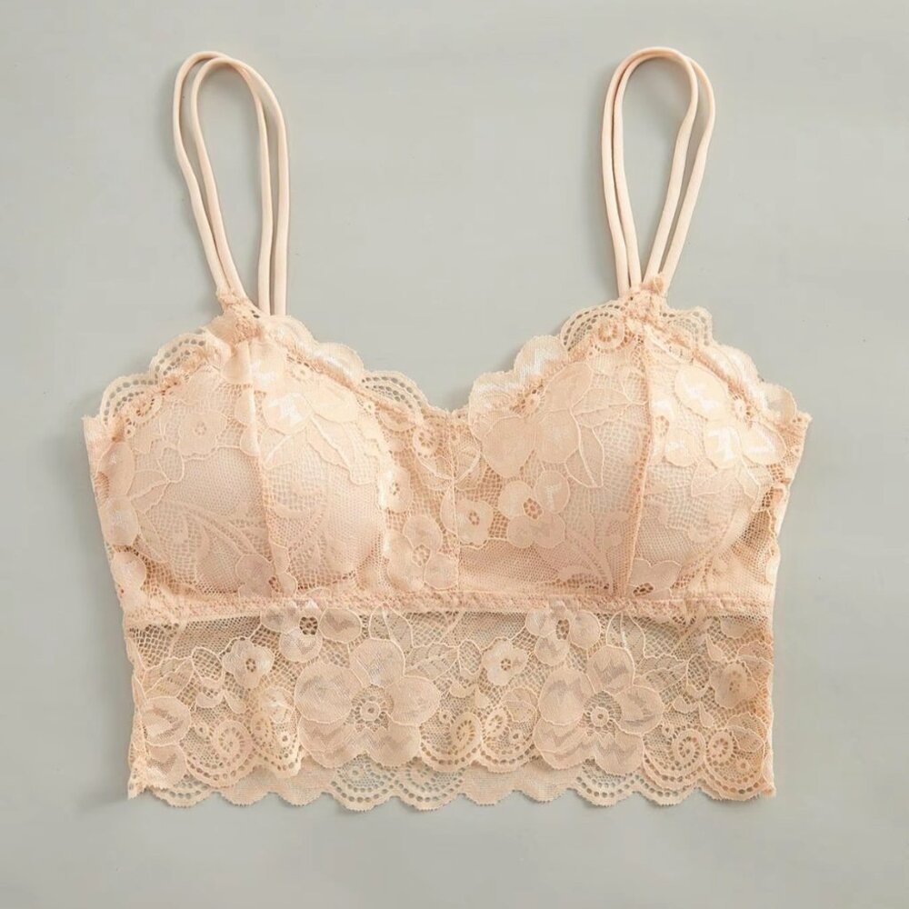 Abercrombie & Fitch Nude Lace Bralette - NWOT